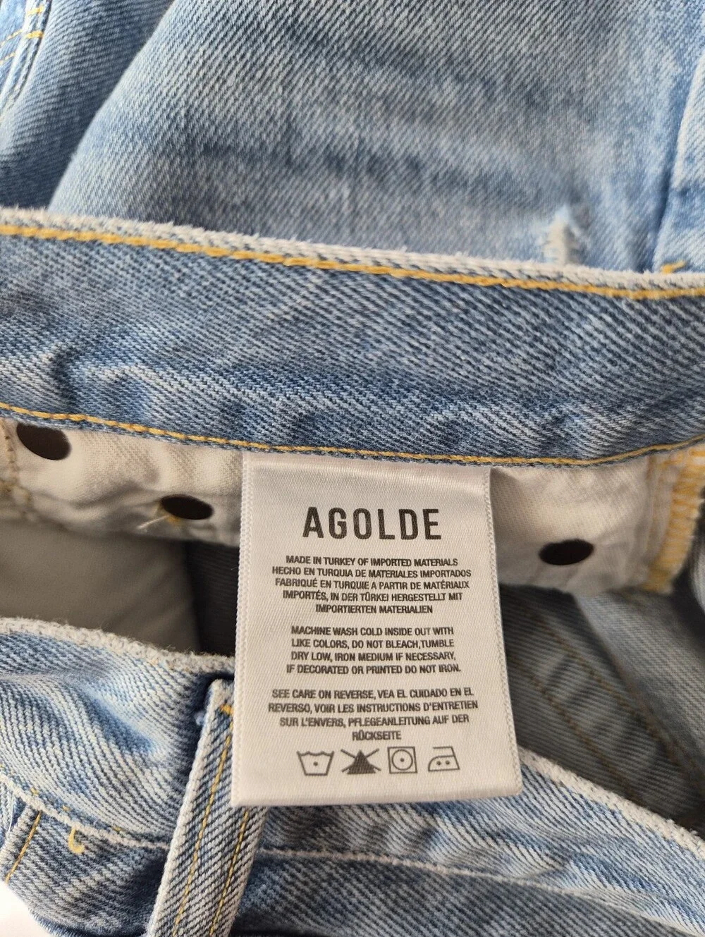 AGOLDE Parker Long Shorts 24 Swapmeet Coastal Cowgirl Clean Girl Vintage Grunge